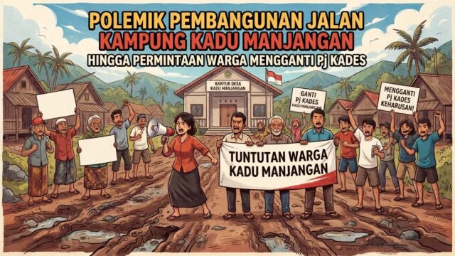 Polemik Pembangunan Jalan Kampung Kadu Manjangan Hingga Permintaan Warga Mengganti Pj Kades